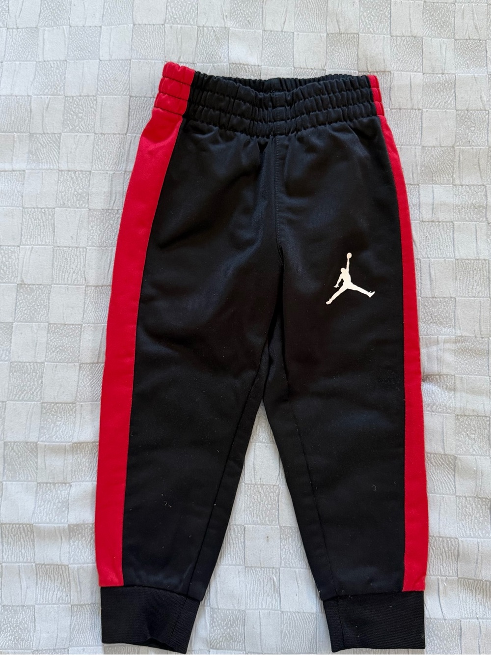 Jordan Black and Red Kids' Joggers